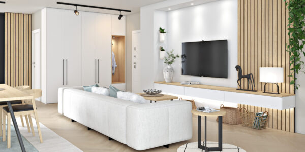 Made to measure furniture in the living room