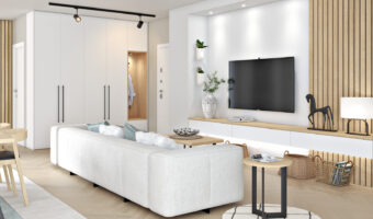 Pohištvo po meri v dnevni sobi